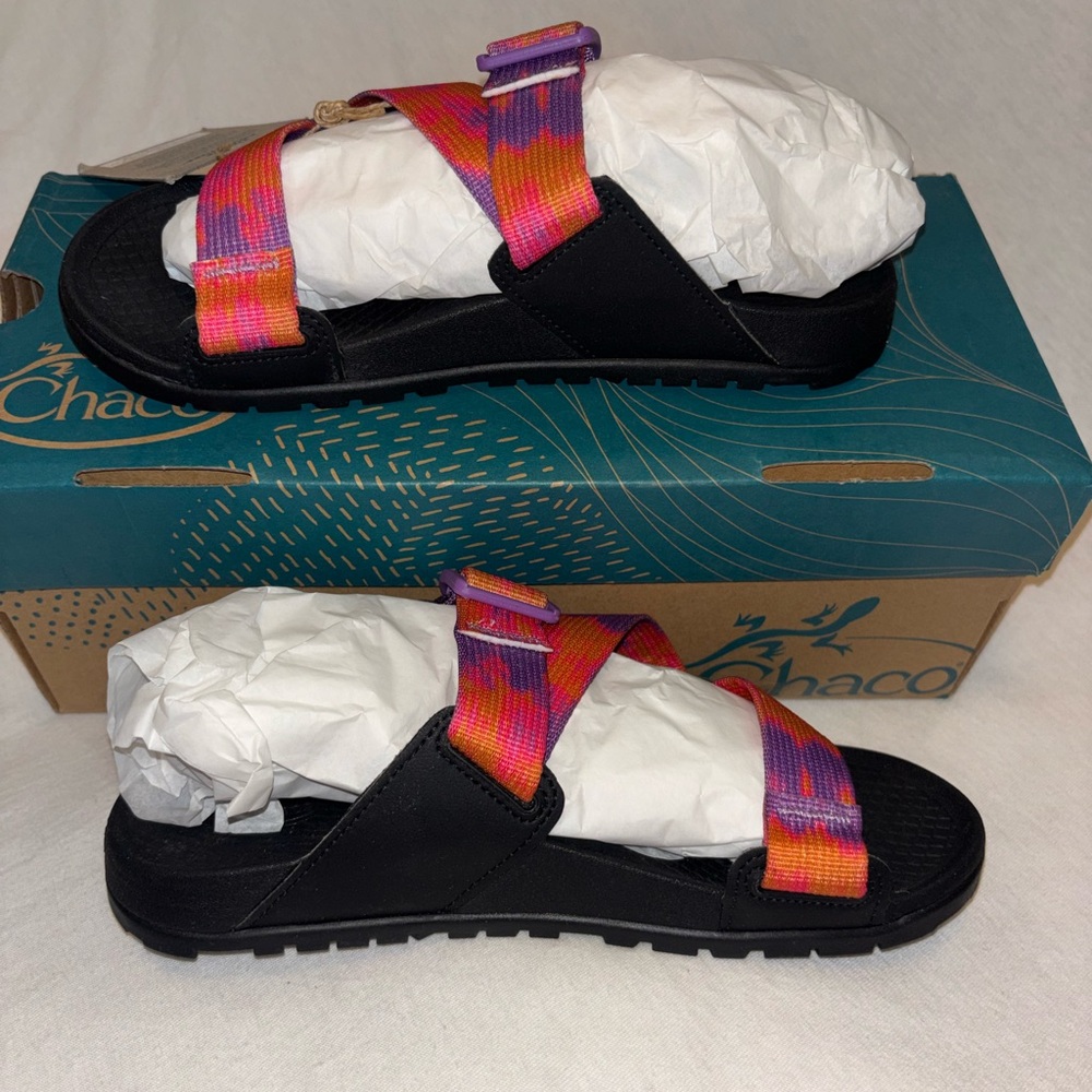 Chaco Women's Sandals - Vibrant Pink, Orange & Purple Straps